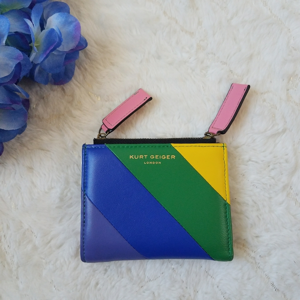Kurt Geiger Rainbow Leather Small Wallet